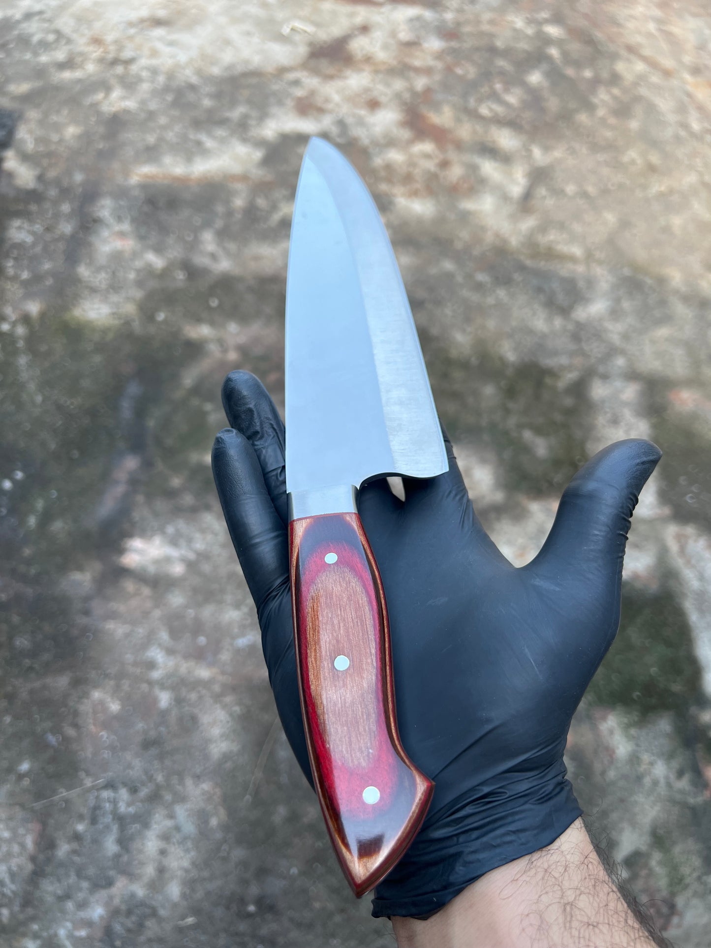 Rohaan 9" Professional Butcher & Chef Knife | J2 Stainless Steel Full Tang | Ergonomic Pakka Wood Handle | Butt Son’s Cutlers