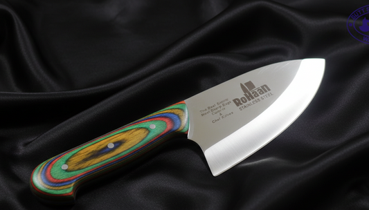 4”RoHaan Professional Stainless Steel Chef Knife – Colorful Ergonomic Handle