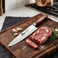 Rohaan 9" Professional Butcher & Chef Knife | J2 Stainless Steel Full Tang | Ergonomic Pakka Wood Handle | Butt Son’s Cutlers