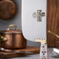 Rohaan Professional Heavy-Duty Meat & Bone Cleaver – Hand-Forged Leaf Spring Steel, Brass Accents