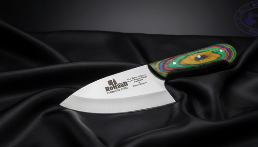 4”RoHaan Professional Stainless Steel Chef Knife – Colorful Ergonomic Handle