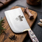 Rohaan Professional Heavy-Duty Meat & Bone Cleaver – Hand-Forged Leaf Spring Steel, Brass Accents
